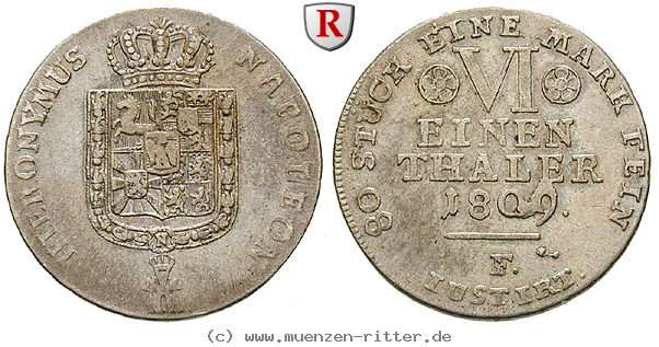 Klicken Sie auf das Bild um es auf Ihrem Rechner zu speichern westfalen-koenigreich-hieronymus-napoleon-1-6-taler/39230.jpg