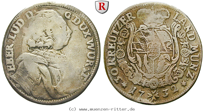 Klicken Sie auf das Bild um es auf Ihrem Rechner zu speichern wuerttemberg-eberhard-ludwig-30-kreuzer/36395.jpg