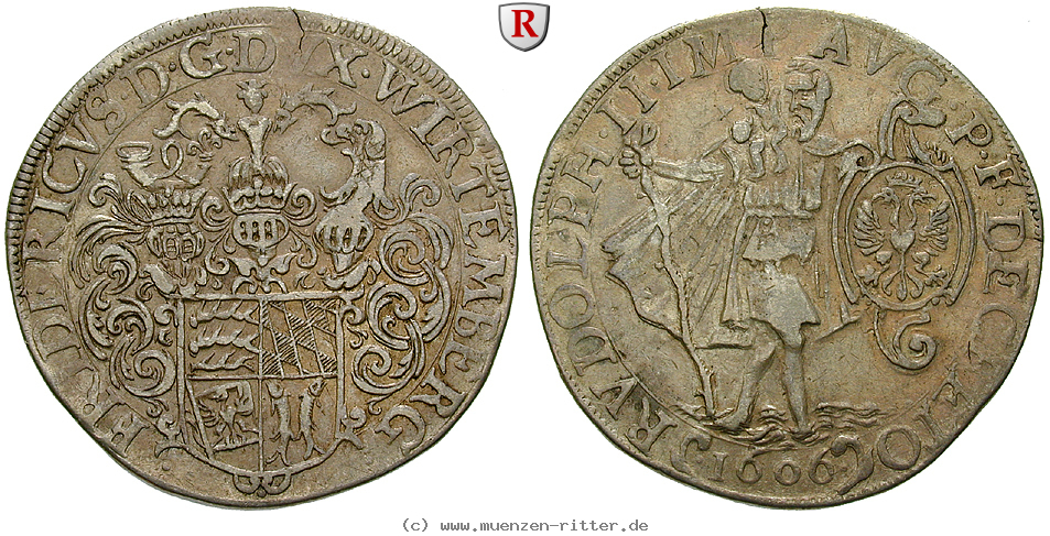 Klicken Sie auf das Bild um es auf Ihrem Rechner zu speichern wuerttemberg-friedrich-i-reichstaler/92375.jpg