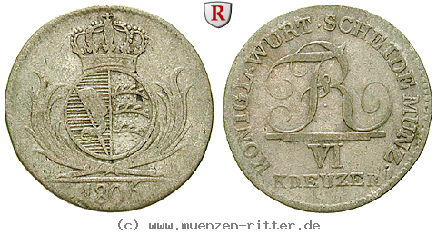 Klicken Sie auf das Bild um es auf Ihrem Rechner zu speichern wuerttemberg-friedrich-ii-6-kreuzer/41430.jpg