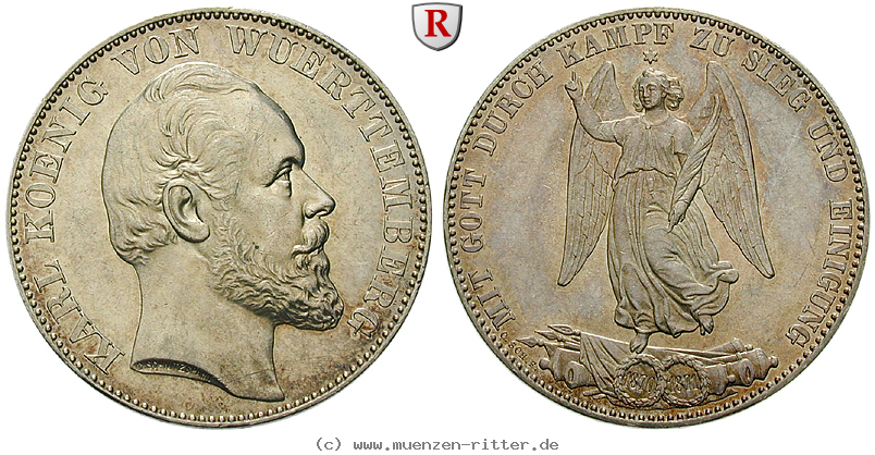 Klicken Sie auf das Bild um es auf Ihrem Rechner zu speichern wuerttemberg-karl-siegestaler/93139.jpg