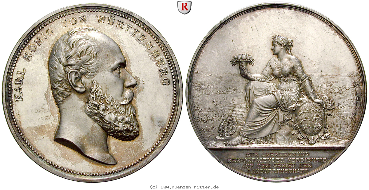 Klicken Sie auf das Bild um es auf Ihrem Rechner zu speichern wuerttemberg-karl-silbermedaille/36300.jpg