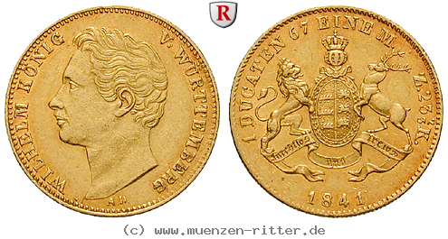 Klicken Sie auf das Bild um es auf Ihrem Rechner zu speichern wuerttemberg-wilhelm-i-dukat/42213.jpg