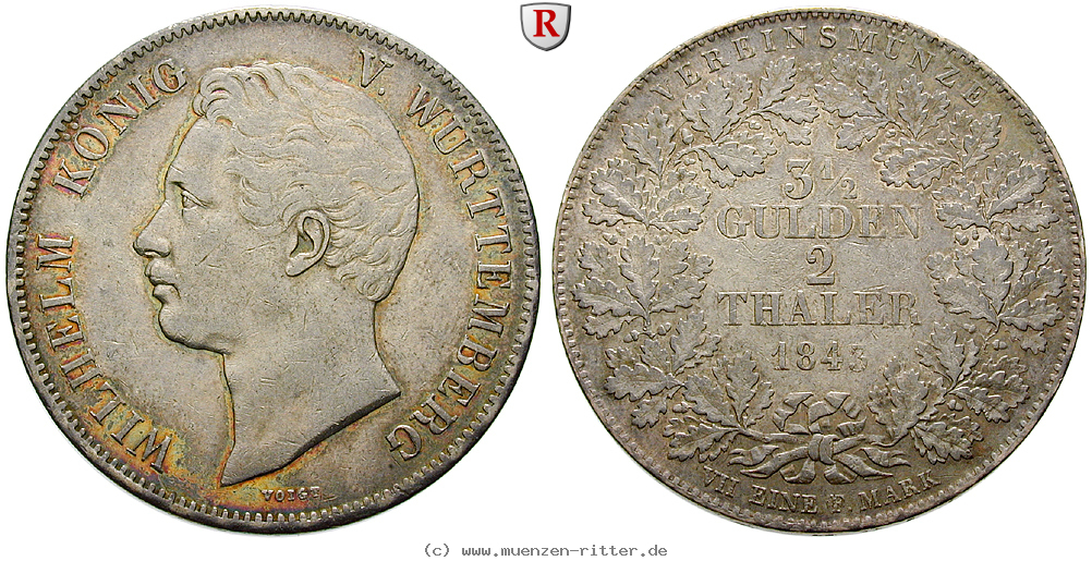 Klicken Sie auf das Bild um es auf Ihrem Rechner zu speichern wuerttemberg-wilhelm-i-vereinsdoppeltaler/90748.jpg