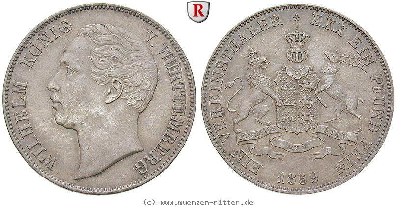wuerttemberg-wilhelm-i-vereinstaler/76259.jpg