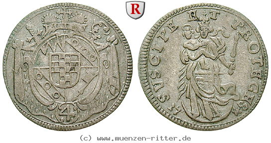 Klicken Sie auf das Bild um es auf Ihrem Rechner zu speichern wuerzburg-bistum-anselm-franz-von-ingelheim-4-kreuzer/41665.jpg