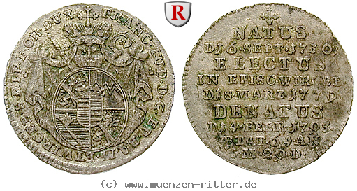 Klicken Sie auf das Bild um es auf Ihrem Rechner zu speichern wuerzburg-bistum-franz-ludwig-von-erthal-groschen/41668.jpg